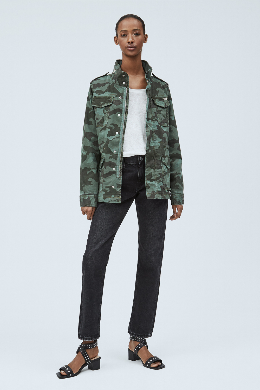 Pepe jeans sales camouflage jacket